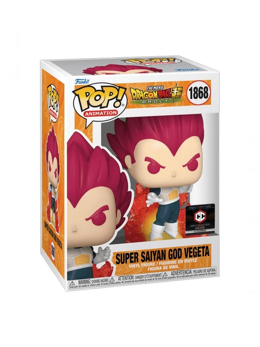 Funko POP! Vinyl (Exc) Saiyan God Vegeta (Chalice Collectibles) - Dragon Ball