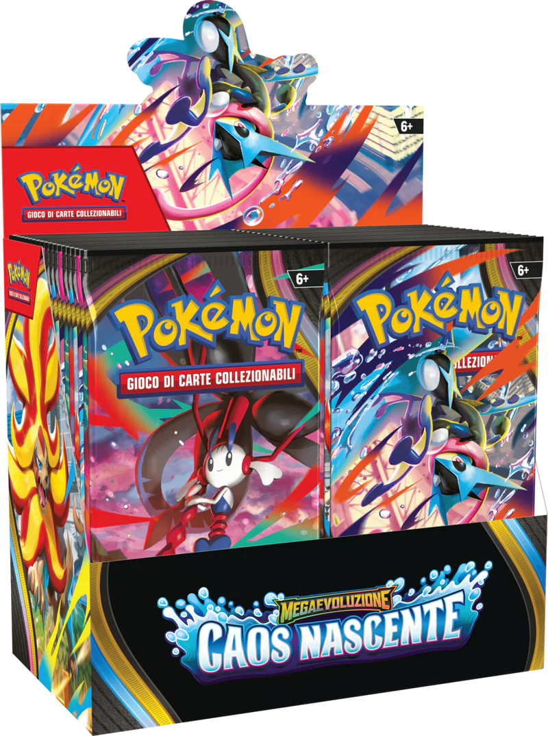 Pokèmon Megaevoluzione Box Display 36 Buste Caos Nascente ITA