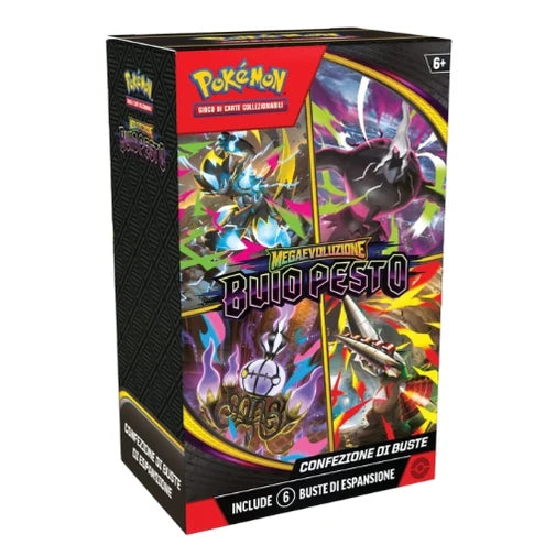 Pokémon Bundle da 6 buste Buio Pesto (ITA)