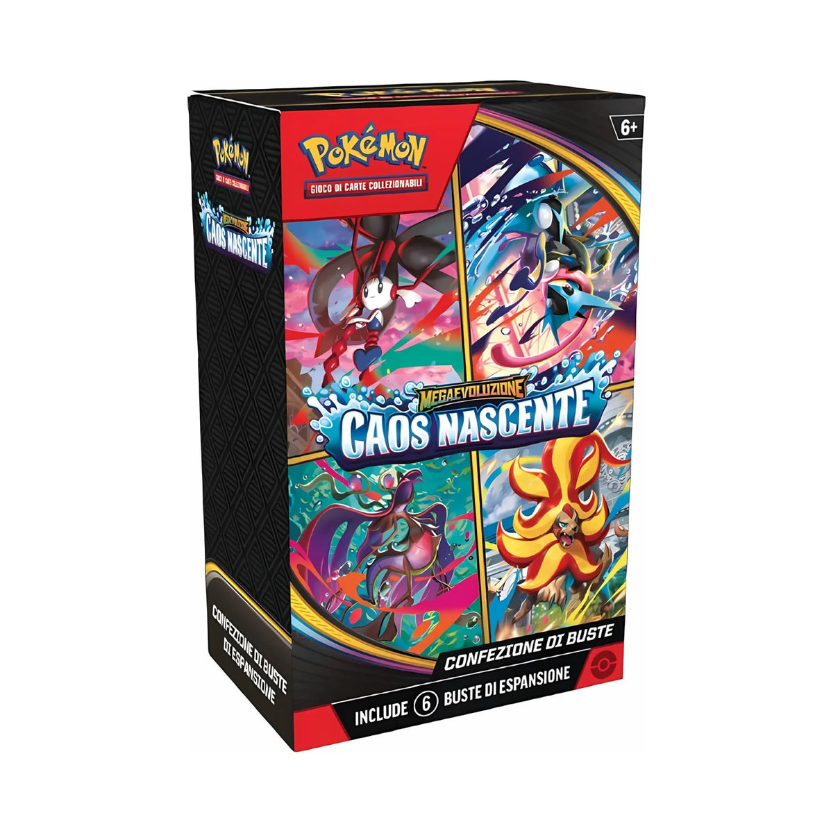 Pokémon Bundle da 6 buste Caos Nascente