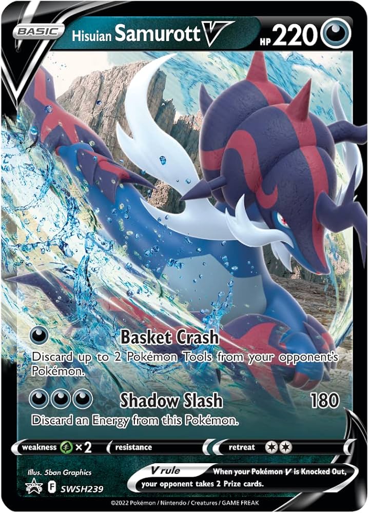 Pokémon Tin da Collezione Poteri Divergenti: Samurott Di Hisui-V (IT)
