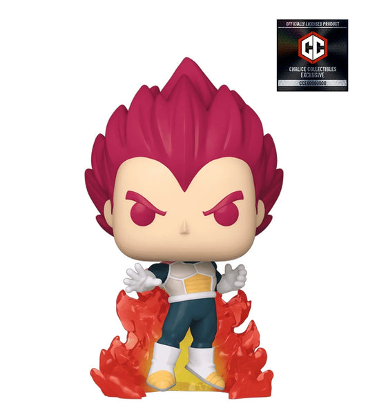 Funko POP! Vinyl (Exc) Saiyan God Vegeta (Chalice Collectibles) - Dragon Ball